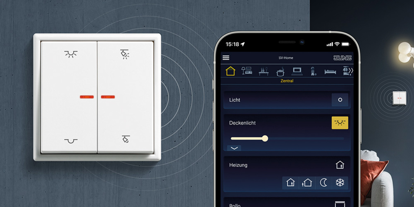 KNX RF Taster bei Clemens Elektrotechnik in Volkmarsen